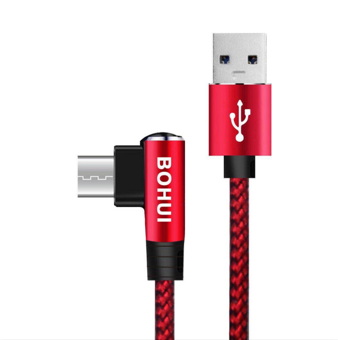 90 degree game charging cable